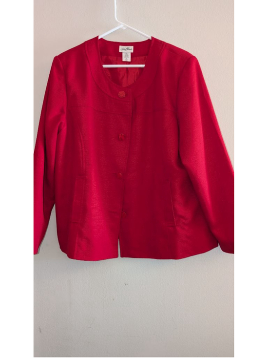 Judy Bond Jackets & Blazers - Judy Bond Red Blazer Plus Size 18